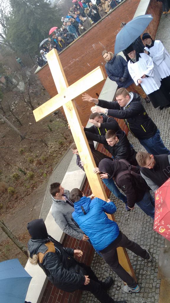 Nasi Maturzyści na Pielgrzymce na Jasną Górę