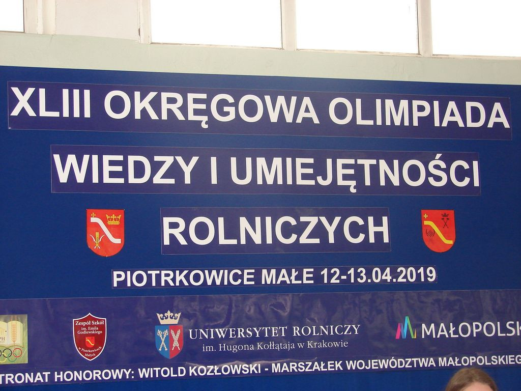 XLIII Okręgowa Olimpiada Wiedzy i Umiejętności Rolniczych