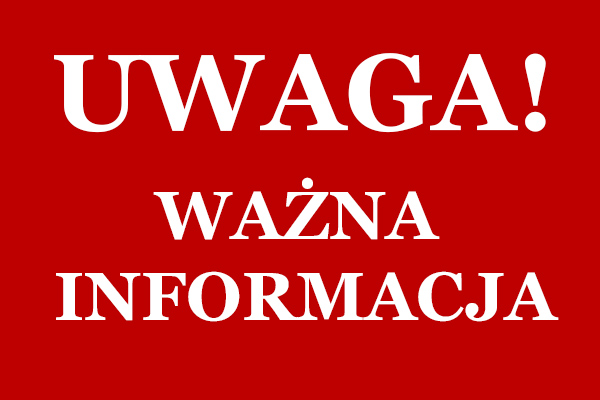 Informacja dla słuchaczy Kursów Zawodowych R.3