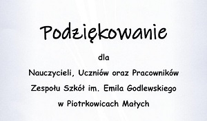 Podziekowanie