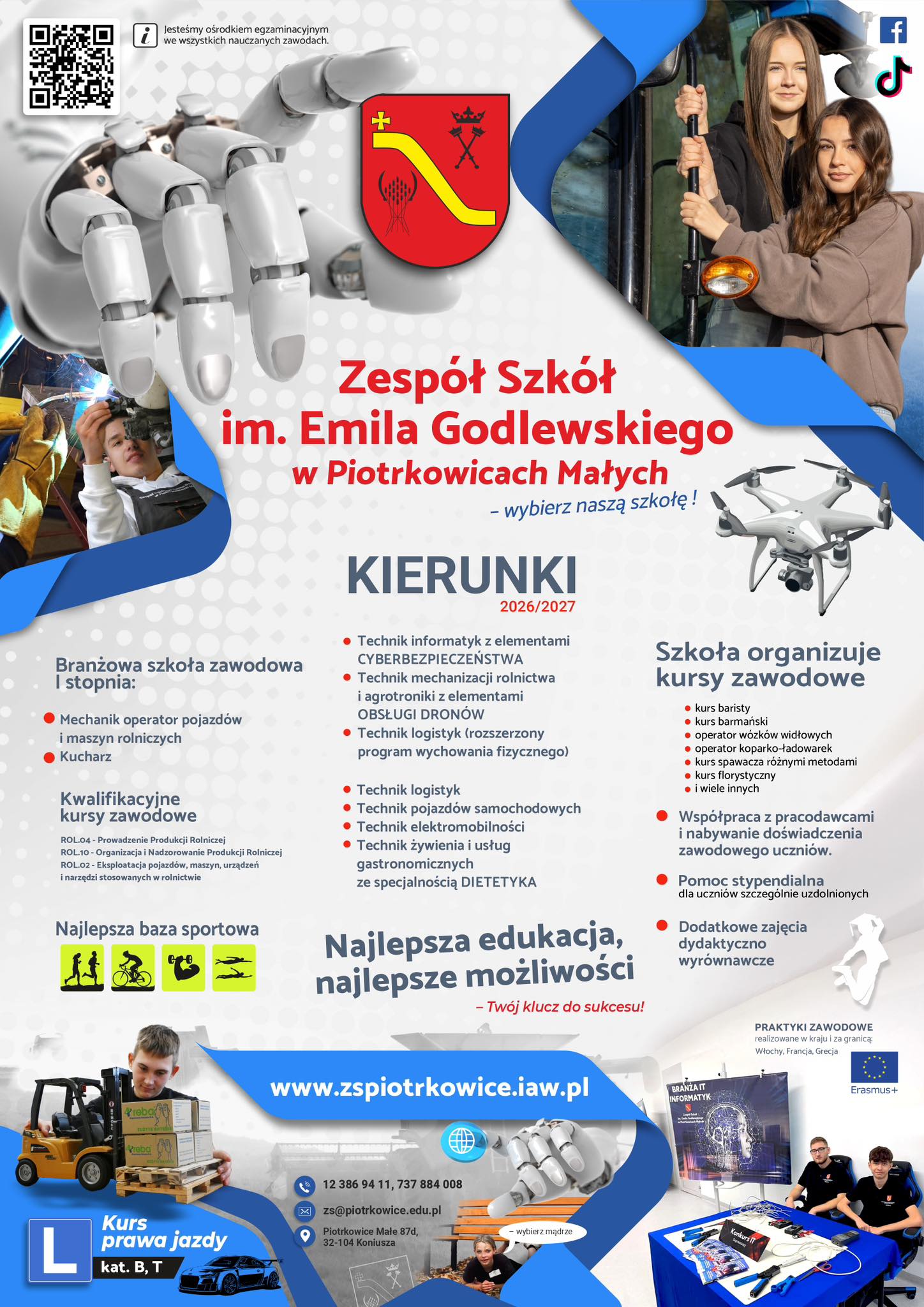 Oferta Zespołu Szkół im. Emila Godlewskiego na rok szkolny 2026/2027